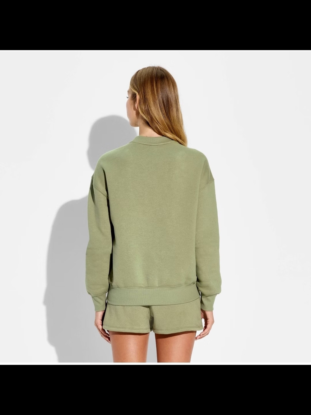 Women's Oversized Pullover Sweatshirt - Wild Fable Dark Taupe M - Picture 3 of 3